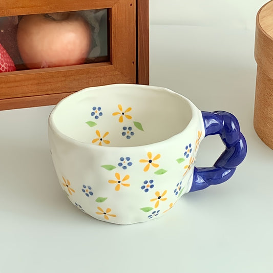Blue Flowers Mug